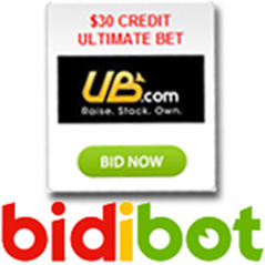 UB.com credits on offer at Bidibot.com